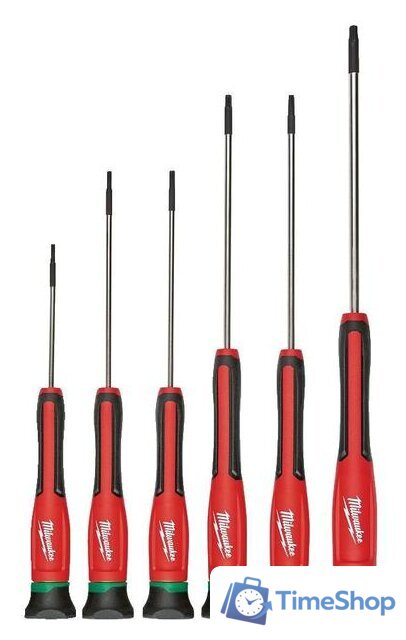 Набор отверток прецизионных Milwaukee 4932471870 (6 предметов) - Изображение №1 — Интернет-магазин Time-Shop