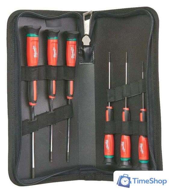 Набор отверток прецизионных Milwaukee 4932471870 (6 предметов) - Изображение №4 — Интернет-магазин Time-Shop