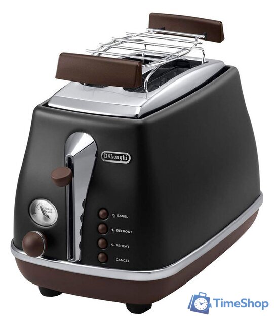 Тостер DeLonghi CTOV 2103.BK - Изображение №1 — Интернет-магазин Time-Shop