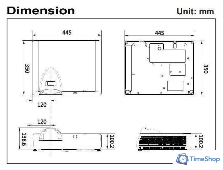 Проектор Roly RL-S380U - Изображение №5 — Интернет-магазин Time-Shop