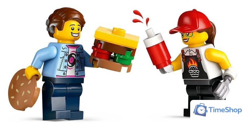 Конструктор LEGO City 60404 Бургер-грузовик - Изображение №6 — Интернет-магазин Time-Shop