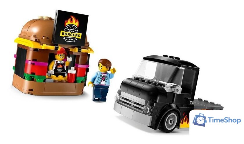Конструктор LEGO City 60404 Бургер-грузовик - Изображение №4 — Интернет-магазин Time-Shop