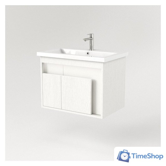  Дабер Тумба под умывальник 016 Cersanit Como 70 Т16.7C.0.5_light (с подсветкой, белый древесный) - Изображение №3 — Интернет-магазин Time-Shop