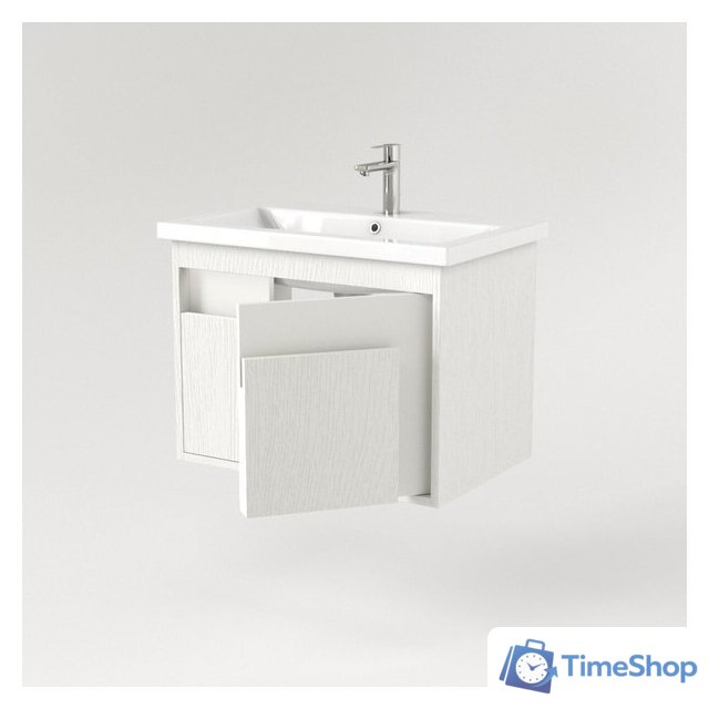  Дабер Тумба под умывальник 016 Cersanit Como 70 Т16.7C.0.5_light (с подсветкой, белый древесный) - Изображение №2 — Интернет-магазин Time-Shop