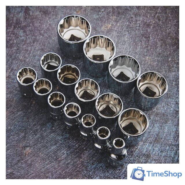 Набор головок слесарных Norgau ND1916-A5/16-1.1/4 - Изображение №5 — Интернет-магазин Time-Shop