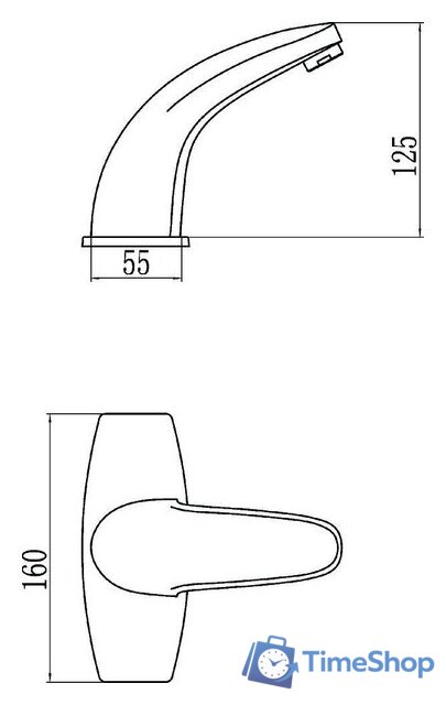 Смеситель Savol S-GY8808 - Изображение №2 — Интернет-магазин Time-Shop