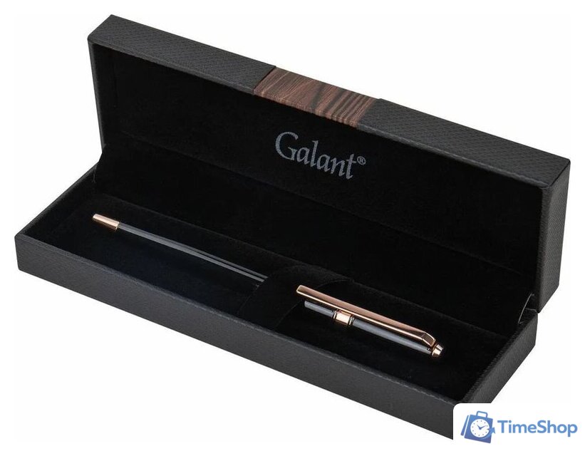 Ручка шариковая Galant 144167 (черный/розовое золото) - Изображение №3 — Интернет-магазин Time-Shop