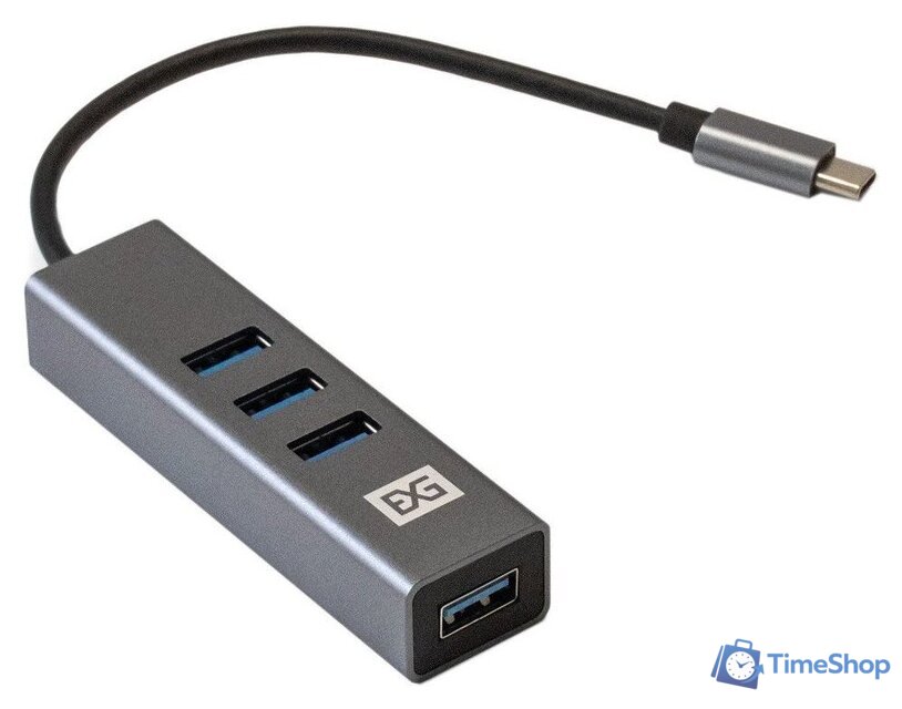 USB-хаб ExeGate DUB-4TC EX293987RUS - Изображение №1 — Интернет-магазин Time-Shop