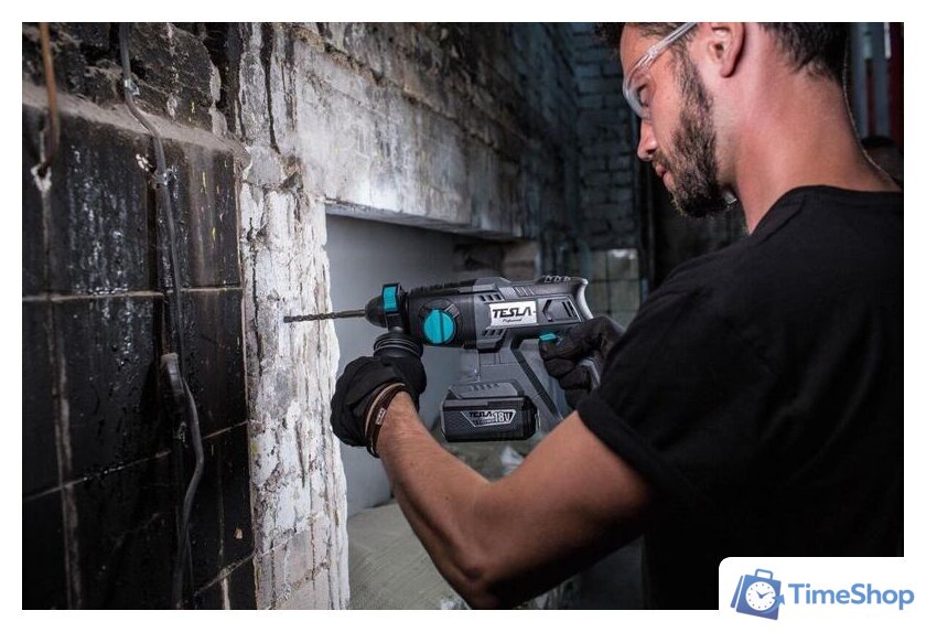 Перфоратор Tesla TD18DC (без АКБ) - Изображение №12 — Интернет-магазин Time-Shop