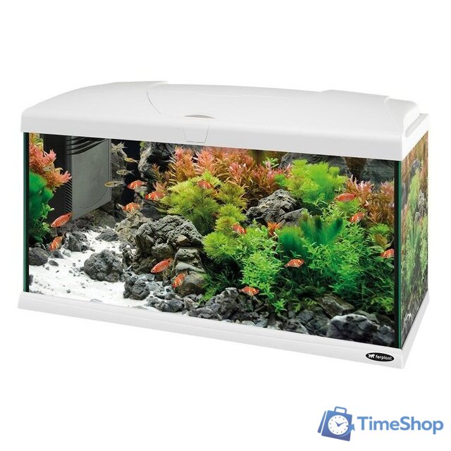 Аквариум Ferplast Capri 80 Led 100 л (белый) - Изображение №1 — Интернет-магазин Time-Shop
