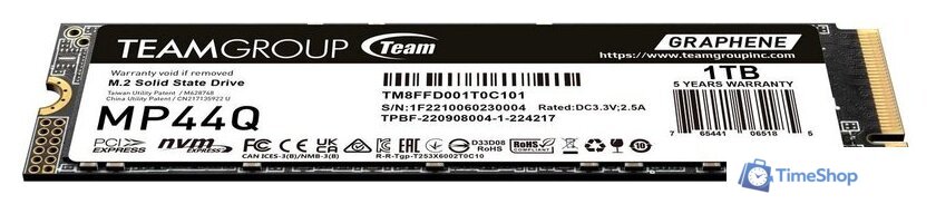SSD Team MP44Q 1TB TM8FFD001T0C101 - Изображение №2 — Интернет-магазин Time-Shop