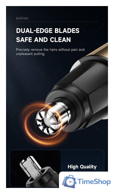 Триммер для носа и ушей Enchen EN001 (золотистый) - Изображение №10 — Интернет-магазин Time-Shop