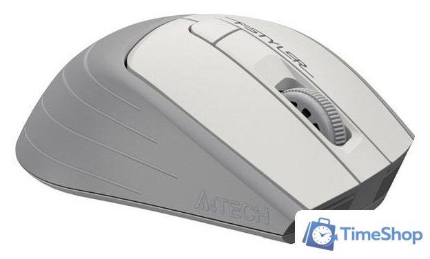 Мышь A4Tech Fstyler FG30S (серый/белый) - Изображение №4 — Интернет-магазин Time-Shop