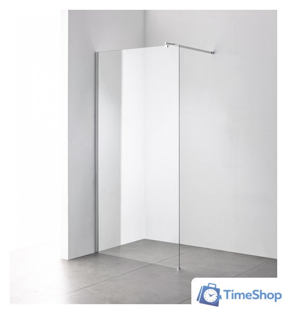 Душевая стенка Saniteco Walk-In SN-W8TC120 (120x200, прозрачное стекло, хромированный профиль) - Изображение №9 — Интернет-магазин Time-Shop