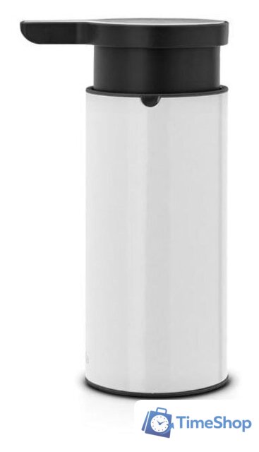 Дозатор для жидкого мыла Brabantia Profile 108181 (белый) - Изображение №3 — Интернет-магазин Time-Shop
