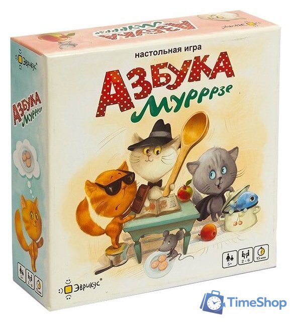 Настольная игра Эврикус Азбука Мурррзе PG-17024 - Изображение №1 — Интернет-магазин Time-Shop