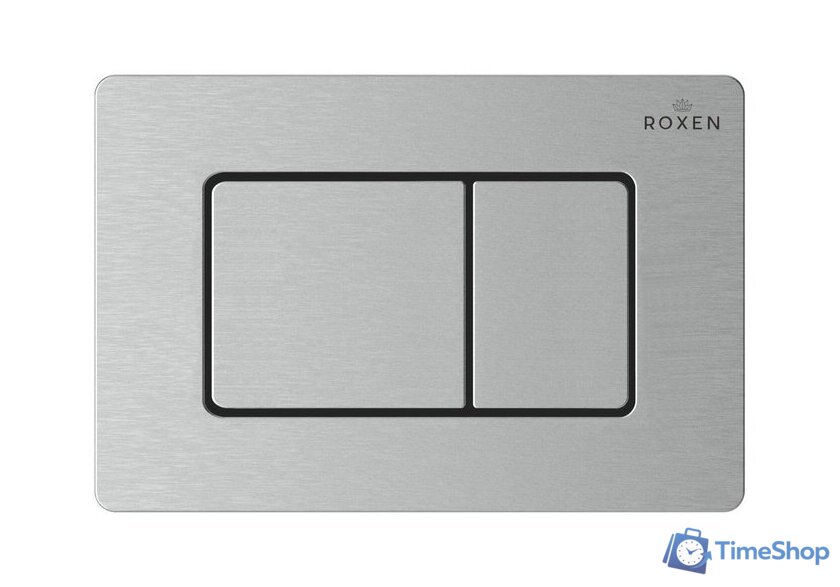 Инсталляция для унитаза Roxen для приставного унитаза Attach с кнопкой смыва 968400 (сатин) - Изображение №4 — Интернет-магазин Time-Shop