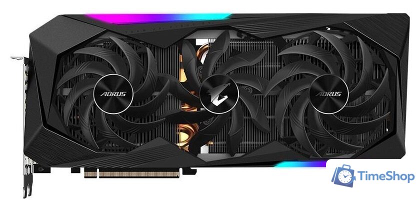 Видеокарта Gigabyte Aorus Radeon RX 6800 XT Master 16GB GDDR6 GV-R68XTAORUS M-16GD - Изображение №1 — Интернет-магазин Time-Shop