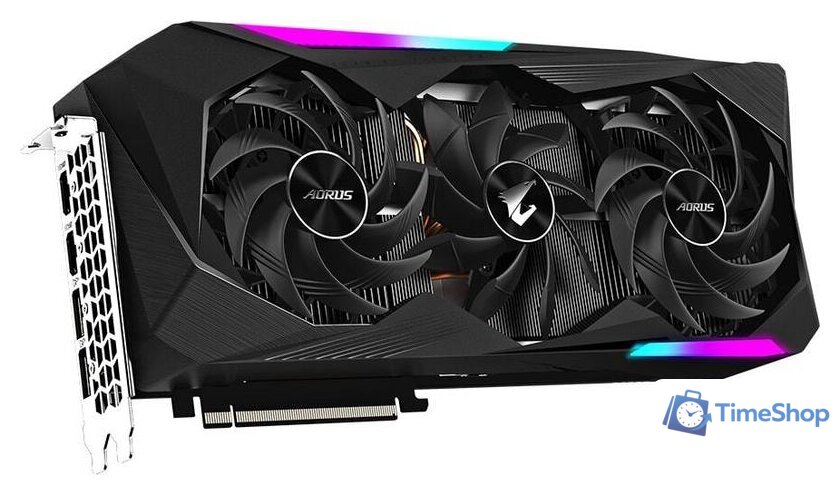 Видеокарта Gigabyte Aorus Radeon RX 6800 XT Master 16GB GDDR6 GV-R68XTAORUS M-16GD - Изображение №2 — Интернет-магазин Time-Shop