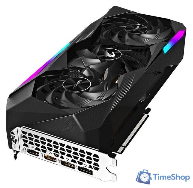 Видеокарта Gigabyte Aorus Radeon RX 6800 XT Master 16GB GDDR6 GV-R68XTAORUS M-16GD - Изображение №5 — Интернет-магазин Time-Shop