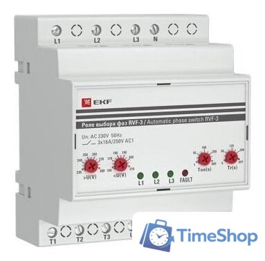Реле контроля фаз EKF PROxima RVF-3 - Изображение №1 — Интернет-магазин Time-Shop