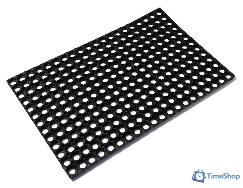Придверный коврик Vortex 100x150 20004 (черный) - Изображение №1 — Интернет-магазин Time-Shop