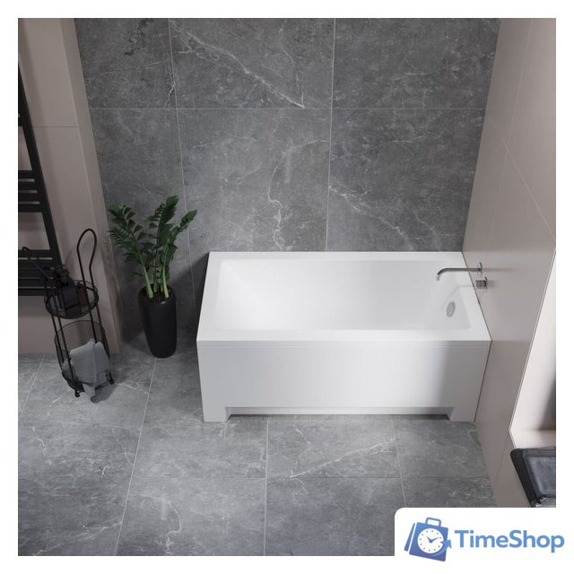 Ванна Lauter Estelle 130 21206030 (с ножками и сифоном 21Y11010 хром) - Изображение №9 — Интернет-магазин Time-Shop