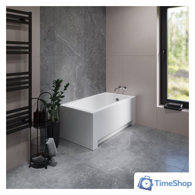 Ванна Lauter Estelle 130 21206030 (с ножками и сифоном 21Y11010 хром) - Изображение №10 — Интернет-магазин Time-Shop