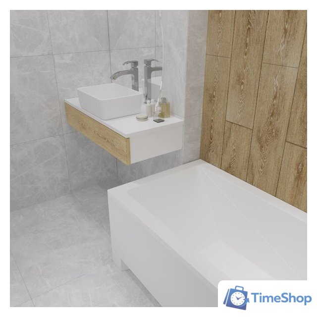 Ванна Lauter Estelle 130 21206030 (с ножками и сифоном 21Y11010 хром) - Изображение №18 — Интернет-магазин Time-Shop