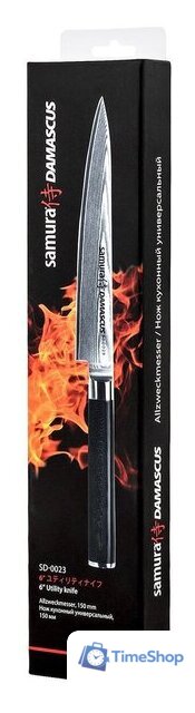 Кухонный нож Samura Damascus SD-0023 - Изображение №6 — Интернет-магазин Time-Shop