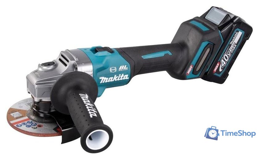 Угловая шлифмашина Makita GA004GM201 (с 2-мя АКБ) - Изображение №1 — Интернет-магазин Time-Shop