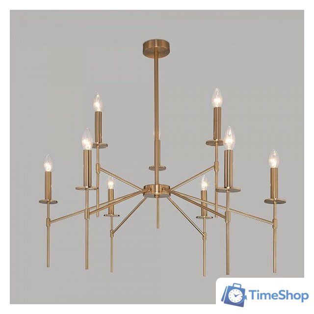 Подвесная люстра Евросвет Anders 60142/9 латунь - Изображение №1 — Интернет-магазин Time-Shop