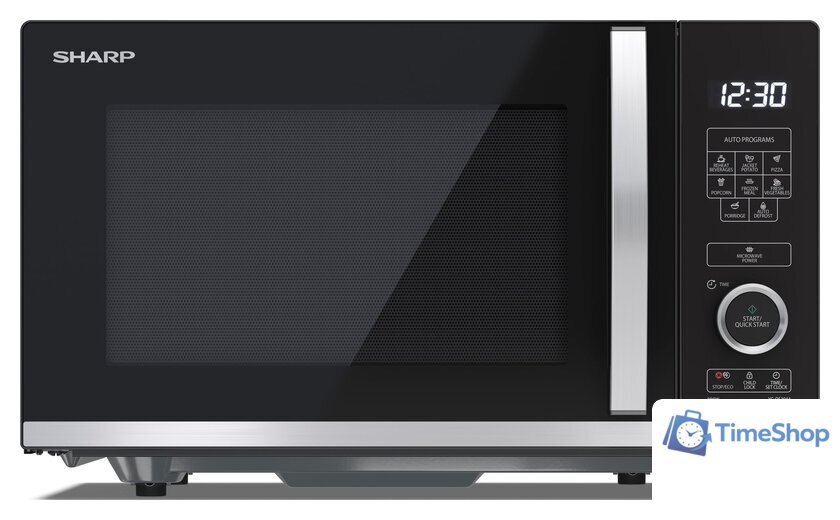 Микроволновая печь Sharp YC-QS204AE-B - Изображение №1 — Интернет-магазин Time-Shop