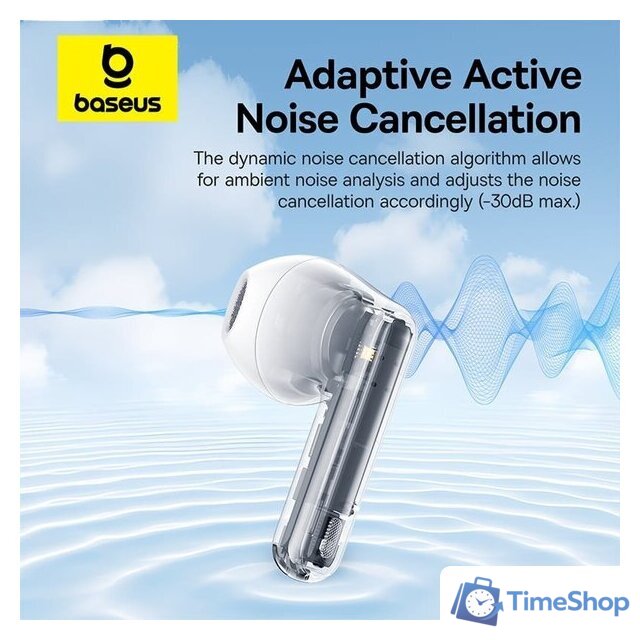 Наушники Baseus Bowie M3 (белый) - Изображение №4 — Интернет-магазин Time-Shop