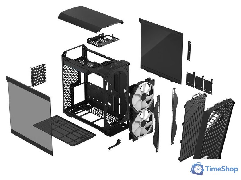 Корпус Fractal Design Torrent Compact Black RGB TG Light Tint FD-C-TOR1C-02 - Изображение №17 — Интернет-магазин Time-Shop