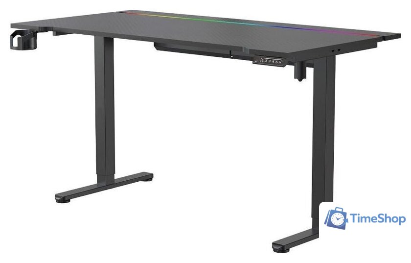 Стол с регулировкой высоты Ritmix TBL-1405GL (карбон) - Изображение №1 — Интернет-магазин Time-Shop