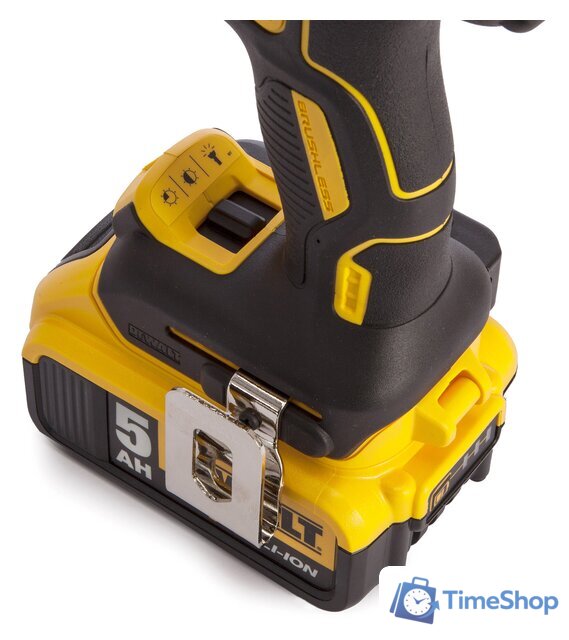 Ударная дрель-шуруповерт DeWalt DCD796P2 (с 2-мя АКБ 5 Ah) - Изображение №4 — Интернет-магазин Time-Shop