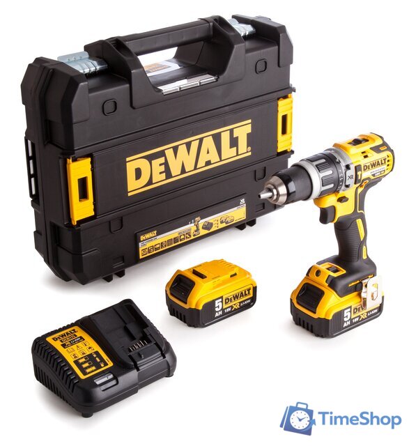 Ударная дрель-шуруповерт DeWalt DCD796P2 (с 2-мя АКБ 5 Ah) - Изображение №5 — Интернет-магазин Time-Shop