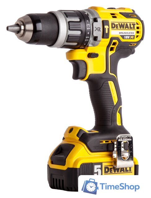 Ударная дрель-шуруповерт DeWalt DCD796P2 (с 2-мя АКБ 5 Ah) - Изображение №1 — Интернет-магазин Time-Shop