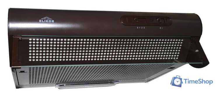 Кухонная вытяжка Elikor Davoline 60П-290-П3Л (коричневый) - Изображение №1 — Интернет-магазин Time-Shop