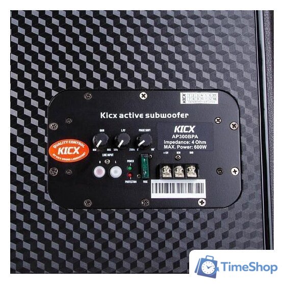 Корпусной активный сабвуфер KICX AP300BPA - Изображение №4 — Интернет-магазин Time-Shop