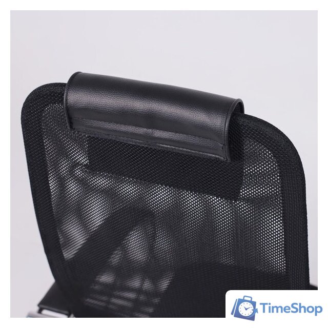 Офисное кресло AksHome Iris Chrome DMS (хром/черный) - Изображение №2 — Интернет-магазин Time-Shop