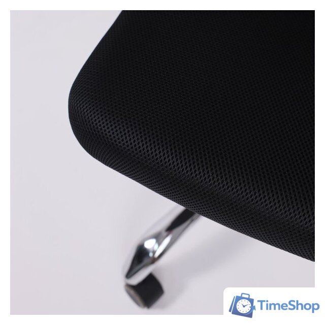 Офисное кресло AksHome Iris Chrome DMS (хром/черный) - Изображение №5 — Интернет-магазин Time-Shop