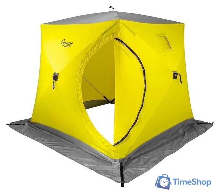 Палатка Premier Fishing Куб-3 PR-WFSC-210YG (зимняя, желтый/серый) - Изображение №1 — Интернет-магазин Time-Shop