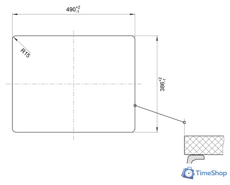 Кухонная мойка Blanco Etagon 500-U (базальт) 525154 - Изображение №5 — Интернет-магазин Time-Shop