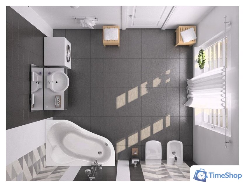 Ванна Santek Ибица 150x100 L (1WH112034) - Изображение №6 — Интернет-магазин Time-Shop