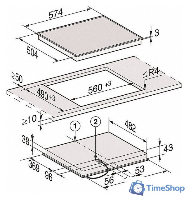Варочная панель Miele KM 6520 FR - Изображение №5 — Интернет-магазин Time-Shop