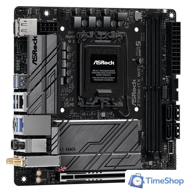 Материнская плата ASRock Z790M-ITX WIFI - Изображение №4 — Интернет-магазин Time-Shop