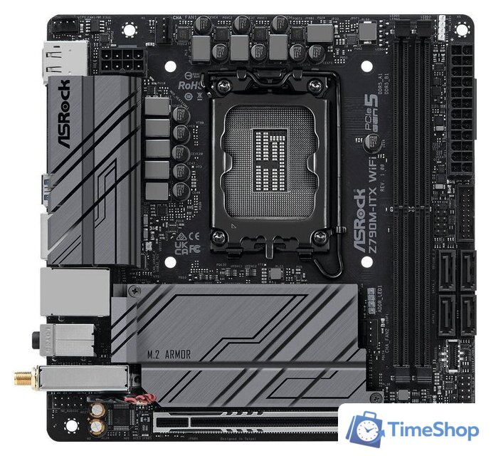 Материнская плата ASRock Z790M-ITX WIFI - Изображение №3 — Интернет-магазин Time-Shop