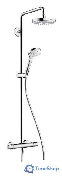 Душевая система  Hansgrohe Croma Select S 180 2jet Showerpipe (27253400) - Изображение №1 — Интернет-магазин Time-Shop